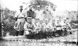 USS Cumberland Baseball Team, Guantanamo, 1915